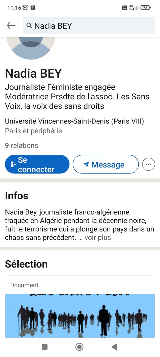 Nadia Bey franco algérienne
Fuit l'Algérie pdt la décennie noire... Vraiment ?
Cette femme est une erreur !
Et une hystérique !
#morandinilive