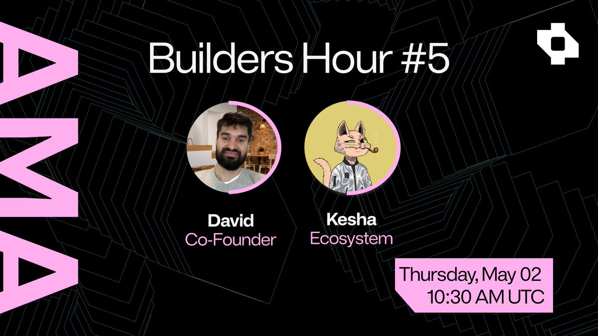 AMA - Builders Hour #5💕
We will cover with David (<a href="/WorldWideWarden/">David | Warden</a>)
- ELI5 about Warden
- Modular security
- What's an OApp
- Everything about $WARP (utility, link with $WARD) 
- Our LBP on <a href="/FjordFoundry/">Fjord Foundry</a> 
- Buenavista is live! 
📅 May 02, 10.30AM UTC 
📢 x.com/i/spaces/1jMKg…