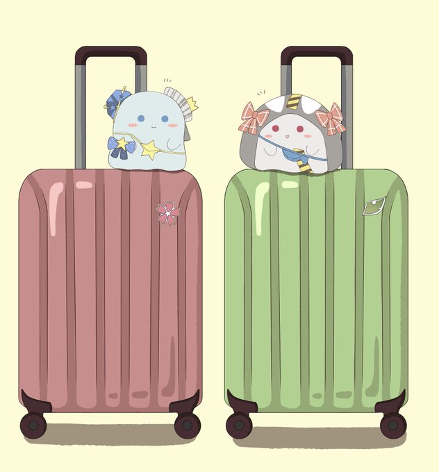 「rolling suitcase」 illustration images(Latest)