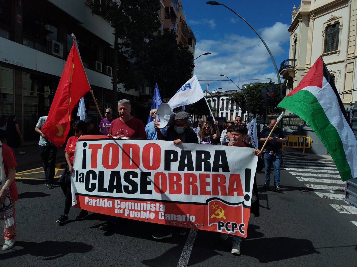 Tenerife este 1 de Mayo ¡Viva la lucha de la clase obrera!
#UnidadyLucha