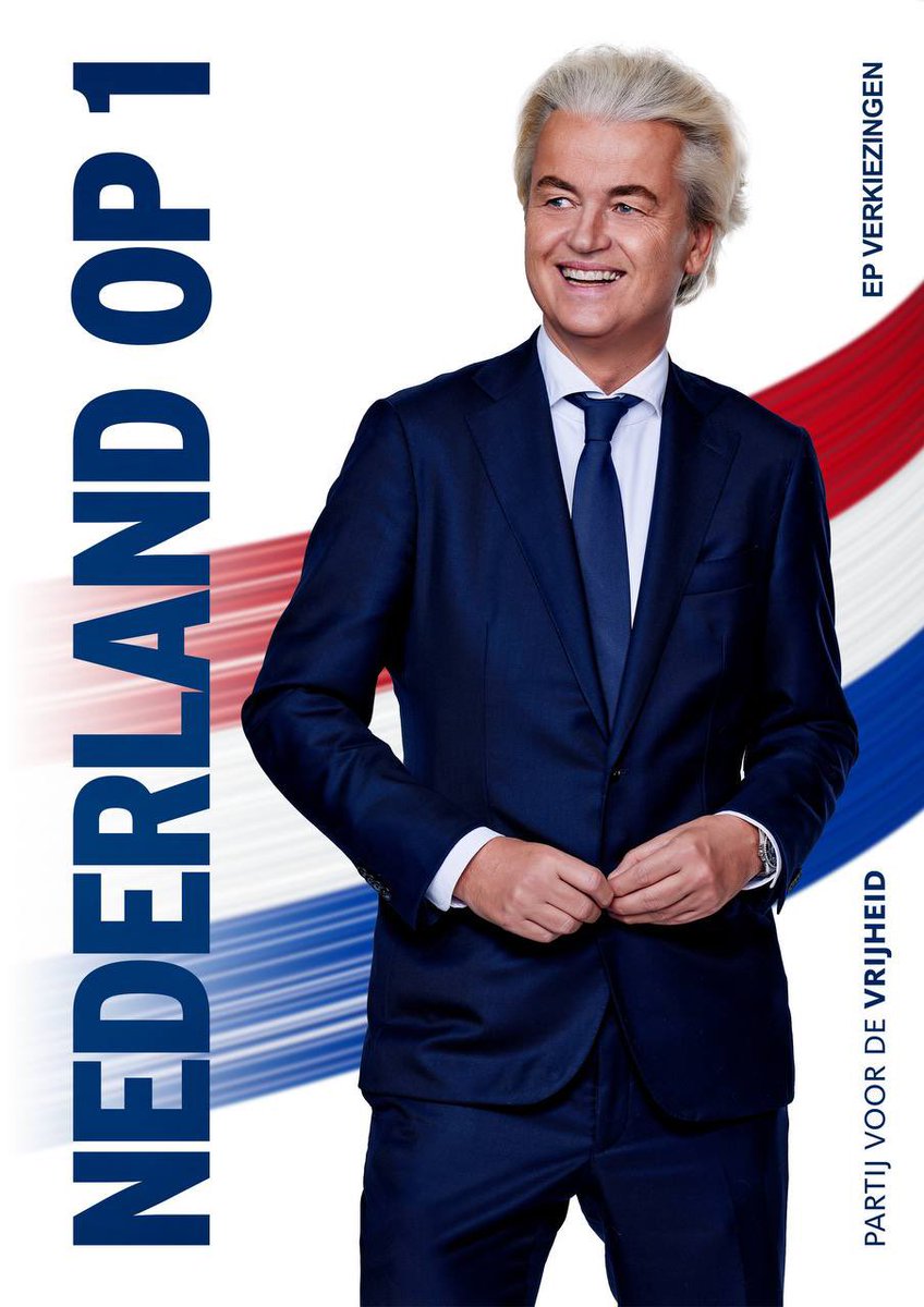 Wij kunnen op 06/06/24 Europa een andere koers laten varen. Een rechtse koers zonder de linkse hobby's Massa-immigratie, Klimaatwaanzin en Oorlog. 

Mijn stem gaat natuurlijk naar de #PVV van @geertwilderspvv 

Het maakt me niet uit wat u stemt, zolang u maar op rechts stemt!