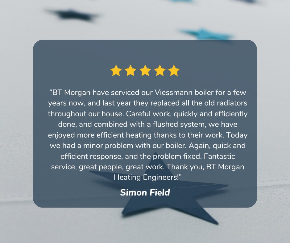 Thank you for the great review, Simon! 🌟

We’re so happy we’ve been able to help you on multiple projects to get your home up & running again!

Find out more on how we can help in your home 👉 02920 650 025 #BTMorgan #CentralHeatingServices #CardiffBusiness #CardiffPlumber