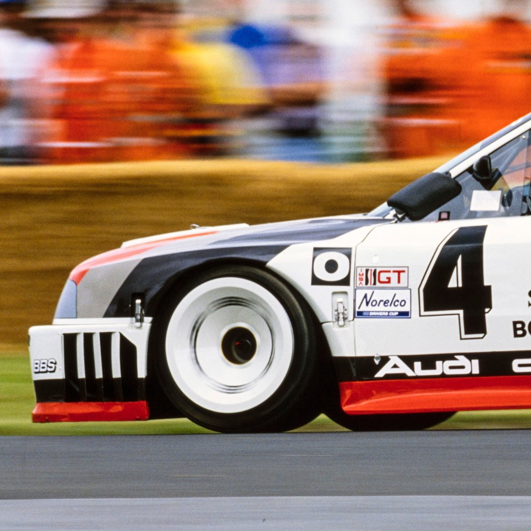 Everyone thinks they’re hard until the BBS-wheeled Audis enter the room. Just as you think you can take them, the turbo flutters run you over like you weren’t even there. Just sit down and accept defeat.
#Audi #IMSA #Turbo #GTO #FOS