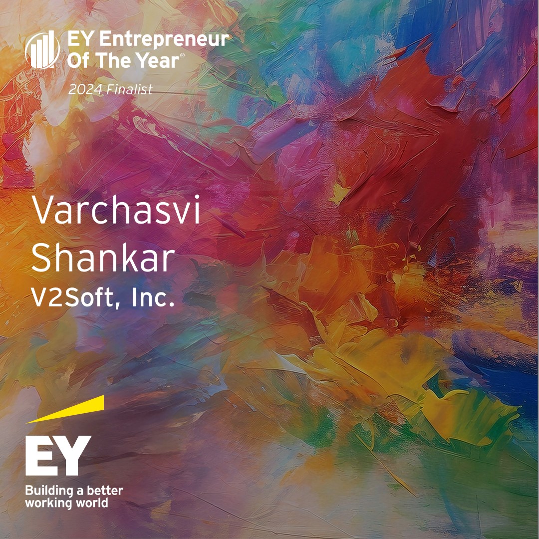 Varchasvi Shankar, CEO & President of V2Soft, made it to the EY Entrepreneur of the Year® 2024 Michigan and Northwest Ohio program. A big thanks to EY and Employees & Customers of V2Soft. ey.com/us/eoymnwo

#EOYUS #EOYMNO #v2soft