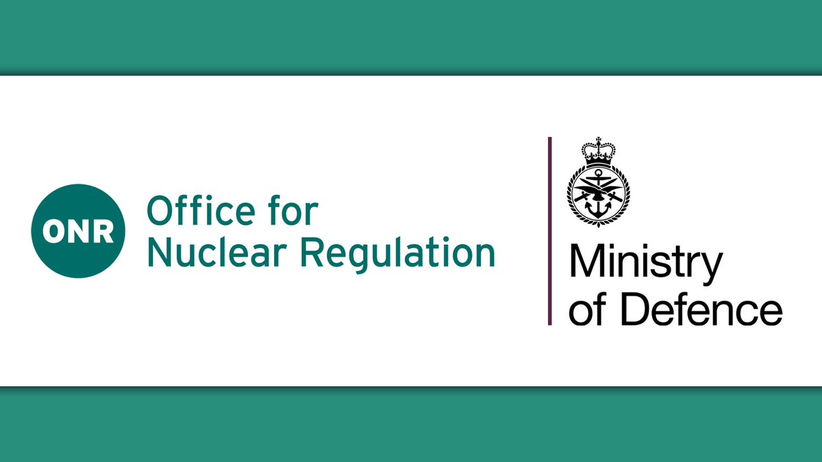 We have signed a Memorandum of Understanding with @DefenceHQ, re-establishing our continued cooperation in maintaining safe and assured delivery of the Defence Nuclear Enterprise (PDF): onr.org.uk/media/g5sjxdkk…