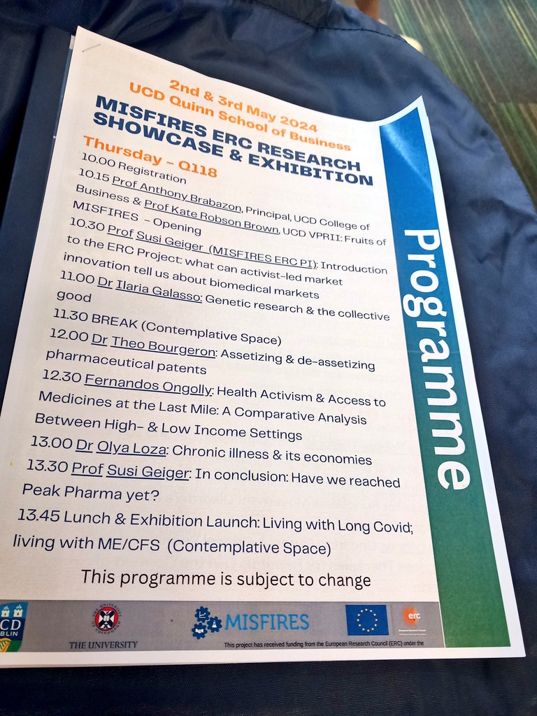 Wonderful to be at @complexmarkets @MISFIRES_ERC & targeting therapies conference today and looking forward to a fantastic line up of speakers on healthcare markets and targeted therapies #healthcaremarkets