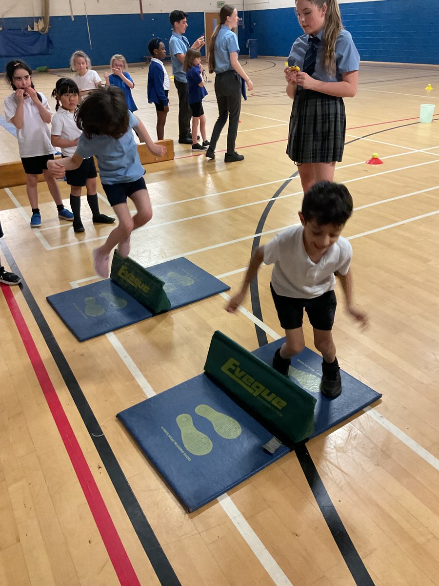 Yesterday, a group of Y2 children went to Lipson CA to take part in a multi skills event.  They tried various activities:  javelin, assault course, bowling, basketball and balancing.  They were grateful to the teachers &amp; Sports Ambassadors who made their afternoon enjoyable.