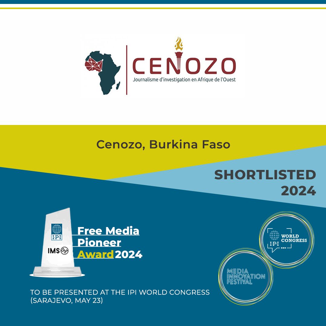 @IMSforfreemedia @agenciapublica @bihusinfo_eng In #BurkinaFaso, @CENOZO_Afrique empowers investigative journalists across West Africa, providing training, financial, and technical support. Together, they confront corruption, organized crime, human rights violations, and environmental issues.