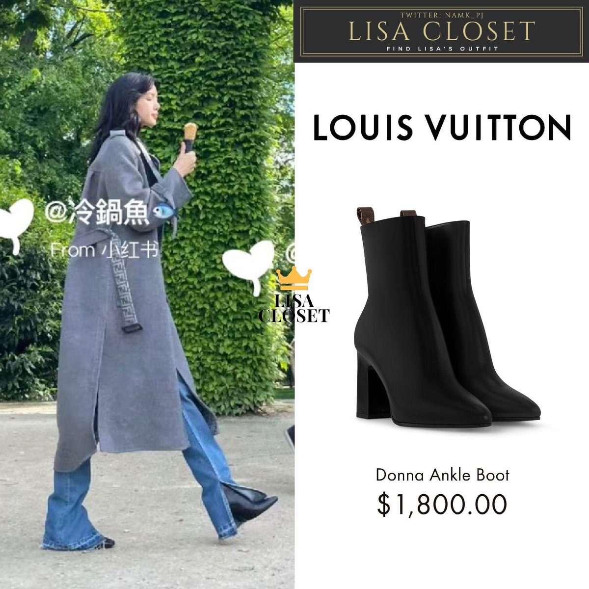 [240501 IG: lalalalisa_m] 🍦✨
Coat 210,500฿ ($5,700)
Jeans 12,000฿ ($315)
Bag 121,000฿ ($2,950)
Boots 66,500฿ ($1,800)
💸 Total 410,000฿ ($10,765)
@wearelloud @BLACKPINK
#LISA_CLOSET
#LALISA #LISA #WeAreLLOUD
#라리사 #BLACKPINK
#리사 #블랙핑크