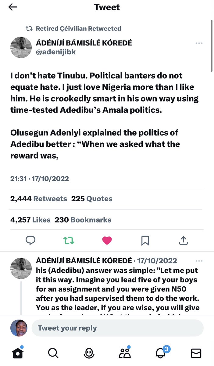 GeeKinqest__'s tweet image. I couldn’t help but share this piece. Now we are in deepsh*t because of the choices some of you made. Greater Nigeria by force 😒😒