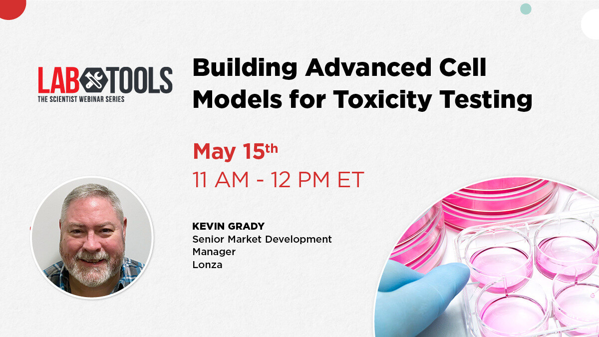 In this webinar brought to you by @LonzaGroup, Kevin Grady will review how primary human cells and optimized media systems can be the building blocks for developing advanced models for examining drug toxicity. 📅 May 15 @ 11AM ET Register now #AD: bit.ly/3JcLbpQ