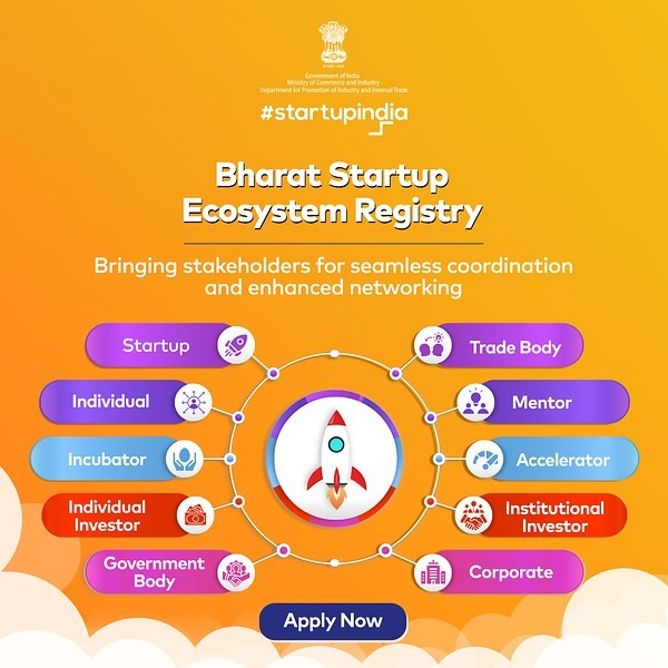 #BharatStartupEcosystemRegistry- A groundbreaking platform designed to unite India's startup scene by connecting startups with mentors, investors, incubators, accelerators, government bodies and corporates. Apply now- bit.ly/3uNNsnX #StartupIndia #DPIIT