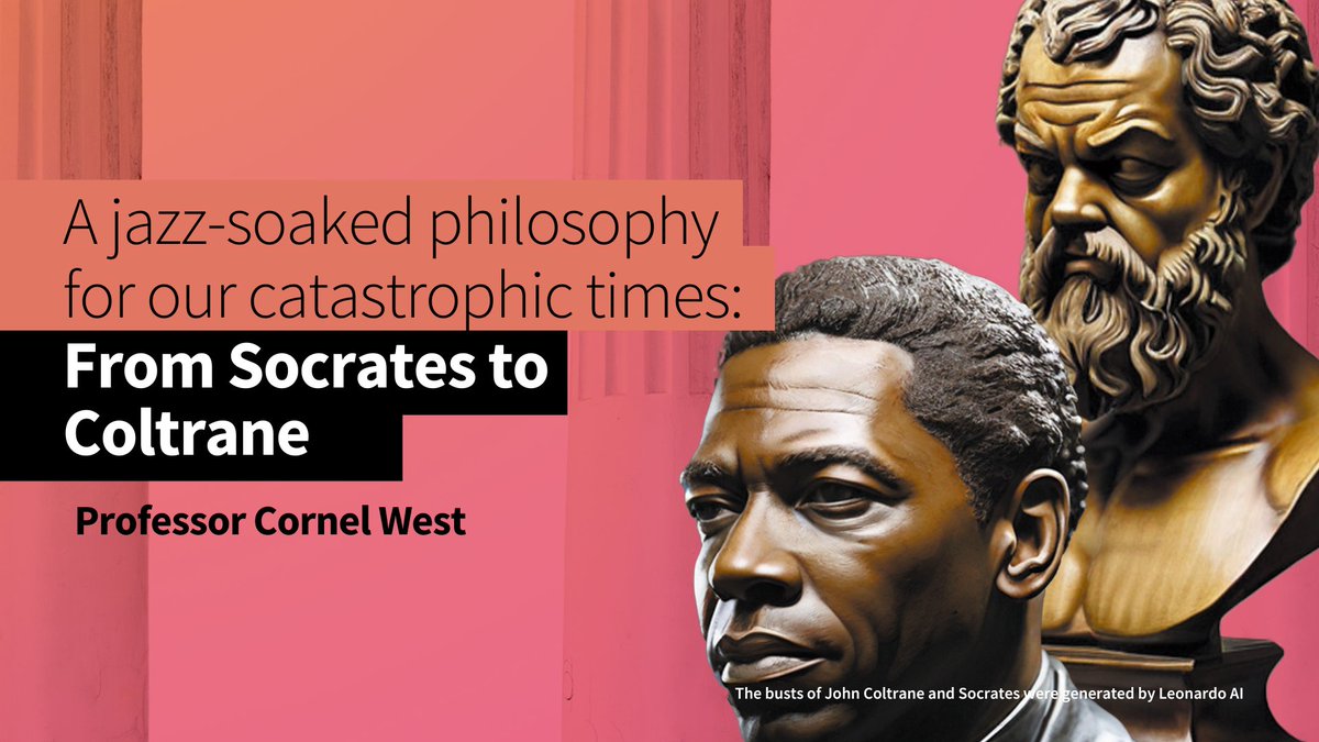 Join us for this year's @GiffordLectures Series: A Jazz-soaked Philosophy for our Catastrophic Times: From Socrates to Coltrane, with @CornelWest Register to join the live stream events now ➡️ edin.ac/3UQuvLH