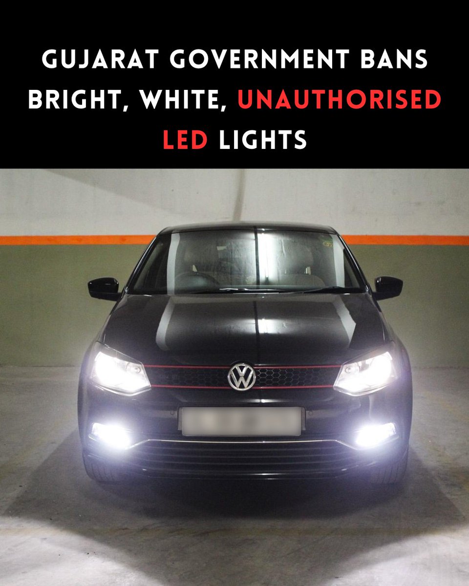 'The installation of unauthorized white LED headlights in any type of vehicle is now prohibited, according to a directive issued by the Commissionerate of Transport. Vehicle owners caught with such modifications will face penalties.' . Full report⬇️ team-bhp.com/forum/modifica…