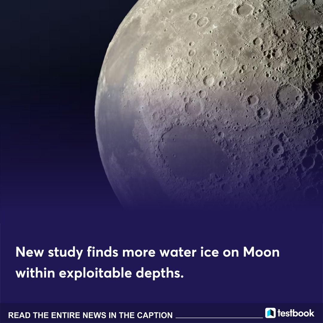 🚨 ISPRS Journal research crucial for lunar missions. Subsurface ice, 5-8 times surface levels, enhances Moon sustainability. Chandrayaan-2, LRO data enable precise landings, in-situ exploration. 

[Current Affairs, Moon Knowledge & Facts, Govt. exam, 2024]