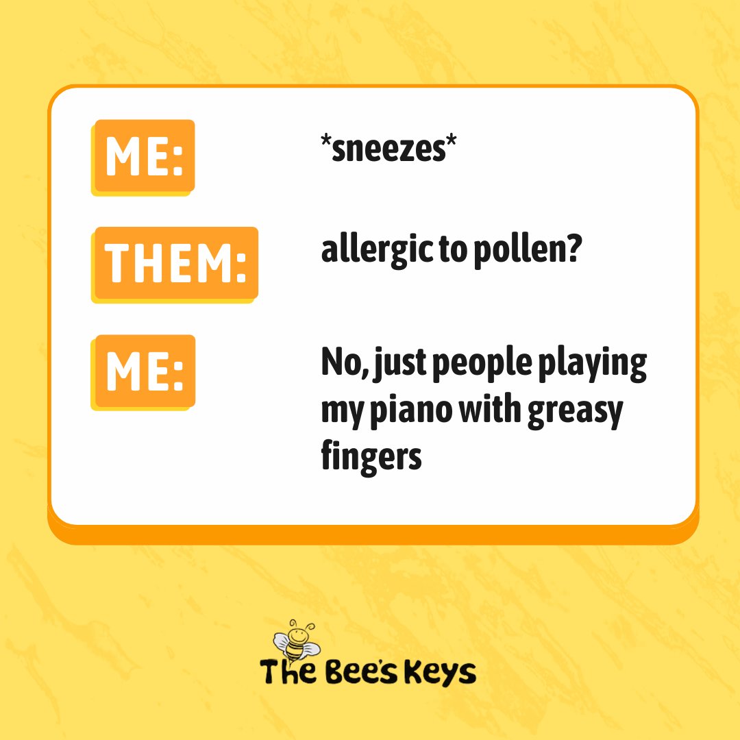 And the greasy-finger count is high out there today! 

#TheBeeskeys #Swindon #PianoLessons #AdultLearners #Goals #GreasyFingers #PianoProblems #KeepItClean #ProtectTheKeys #MusicalPetPeeves #PianoProtector #FingerprintsEverywhere