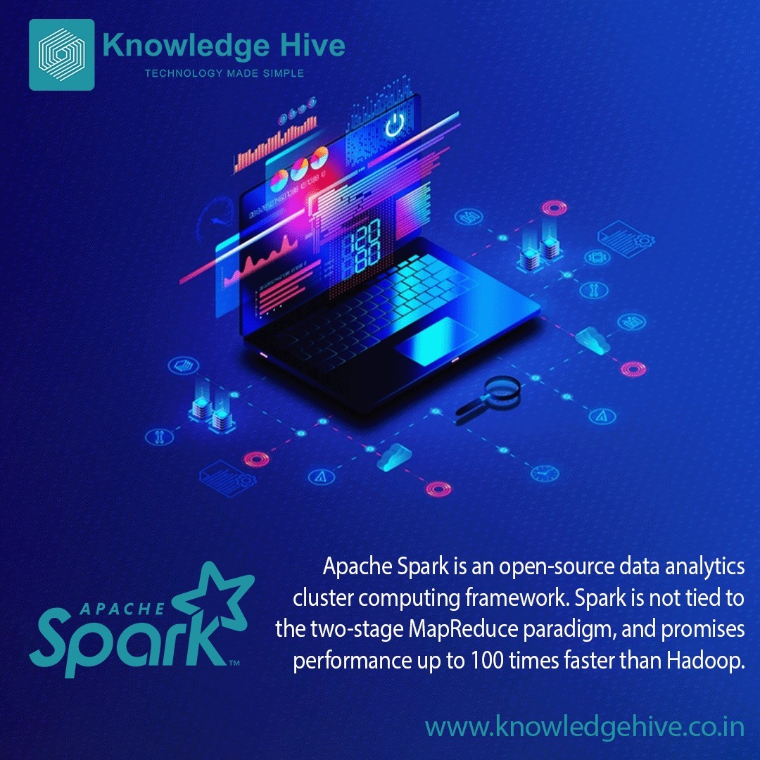 Apache Spark online course at Knowledge Hive!!

Don't get left behind – embrace the speed and power of Spark today! 💻✨

#ApacheSpark #DataAnalytics #Innovation #BigData #techrevolution #bigdata #Hadoop #KnowledgeHive #DataAnalytics #LiteraryJourney #knowledgehive #elearning