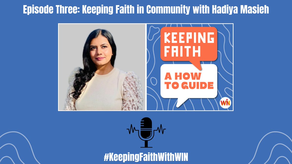Our new #podcast with Hadiya Masieh (@MasiehH) from @GroundswellPro3 explores how we can keep faith in #community & goes beyond rhetoric to unpack what #extremism looks like in 2024 #ListenNow Subscribe, Share & Review! #KeepingFaithWithWIN keepingfaithahowtoguide.buzzsprout.com
