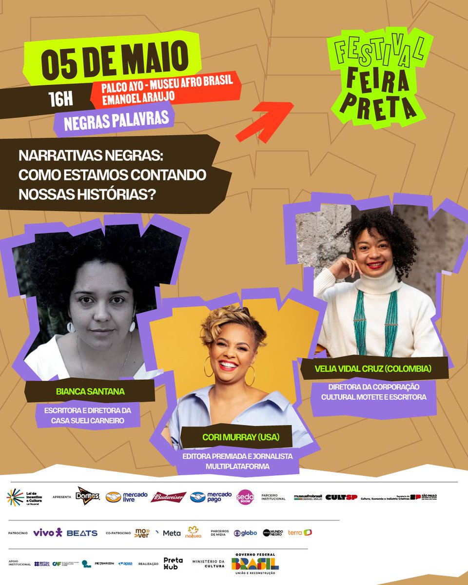 Join us at Feira Preta Festival 2024🎉 in São Paulo from May 3rd to 5th at Ibirapuera Park! Experience the largest celebration of black culture in Latin America. Our CEO will be there, and we can't wait to see you too! #FeiraPreta #SãoPaulo #MIPAD