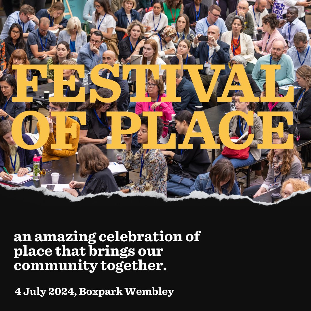 Let's redefine urban living together. Bridging gaps and fostering connections for inclusive, thriving communities. Get your tickets: festivalofplace.co.uk #Placemaking #urbanplaces #betterplaces