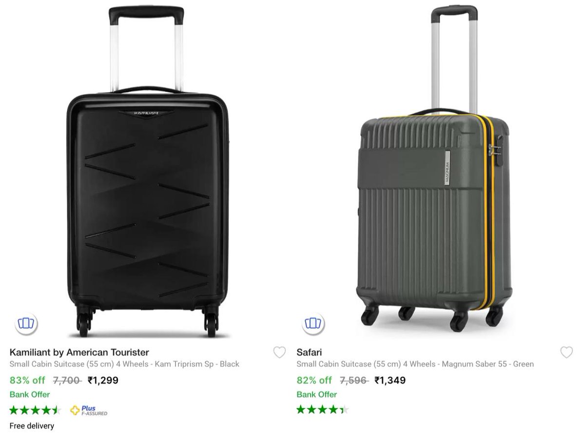 American Tourister & Safari Suitcase Starts ₹1,299

fkrt.co/NHEumd