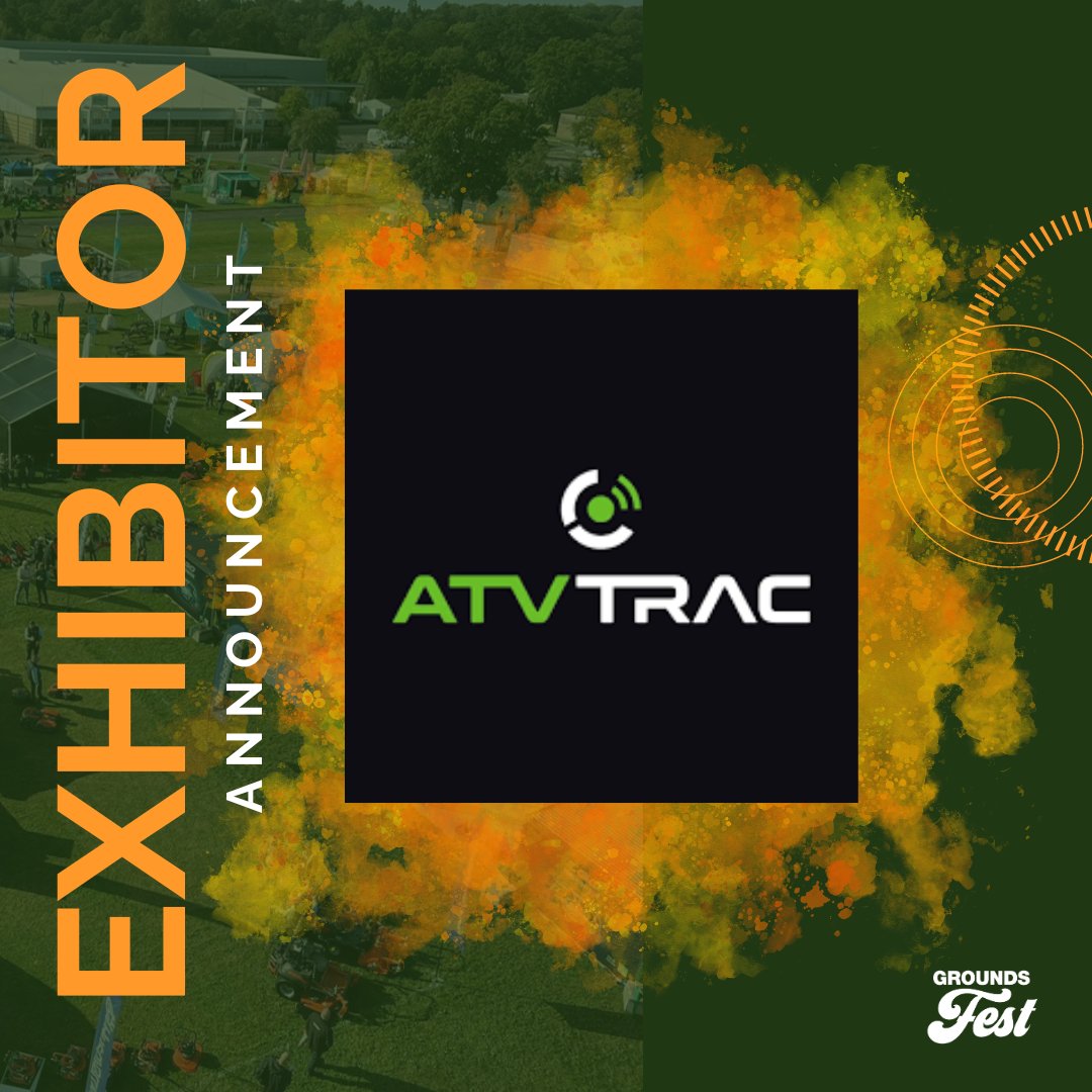 Building on the incredible success of our inaugural event, we're thrilled to announce another new addition to the GroundsFest family. @ATVTRAC will be joining us for the first time. #vehiclesecurity #agriculture #tradeshow