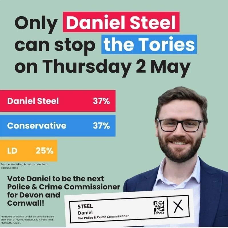 Don't forget to vote for @DanielSteel4PCC today #VoteLabour 🌹