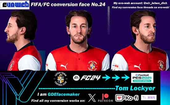 PES 2021 Tom Lockyer Face by GDE Facemaker
pes-files.com/pes-2021-tom-l…

Tom Lockyer face for eFootball #PES2021

#eFootball2022 #eFootball2023 #PES2020 #PES2021 #eFootball #eFootbalPES2021 #PES2022 #PC #PS4 #PS5 #pesfiles