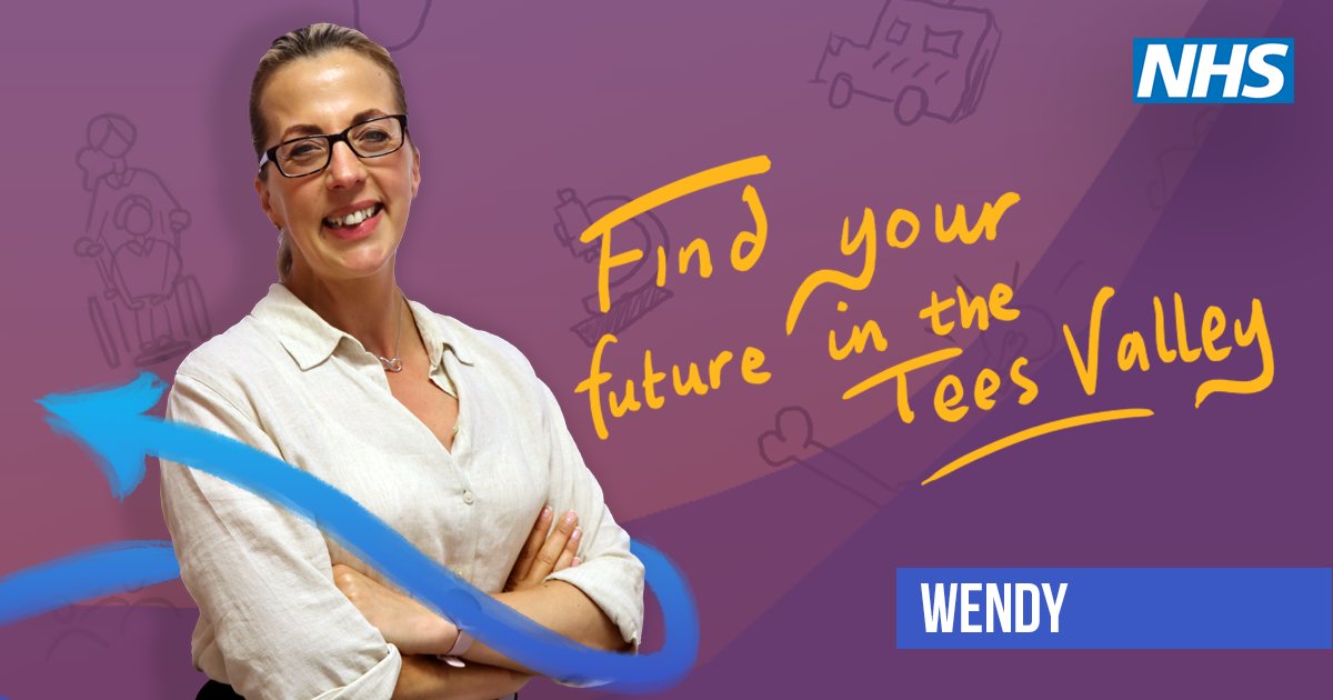 Find your future in the Tees Valley. You could make those first tentative steps into your new career in health and social care at any time - just like Wendy. So why not now? Find out more at: nth.nhs.uk/tees-valley #healthcarejobs #teesvalleycareers
