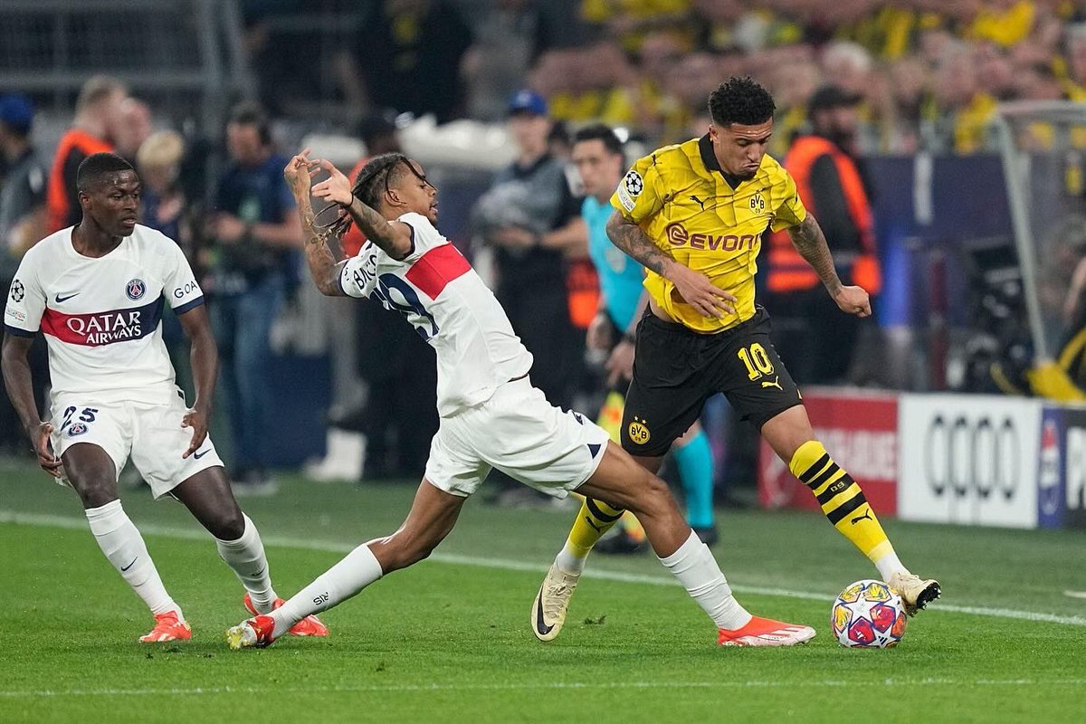 NXGGXRS IN PARIS. WE WILL BE THERE. Jadon Sancho will lead Dortmund to the UCL title next week.