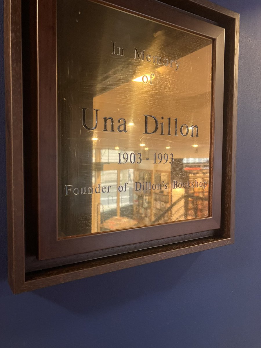 She’s back! Our Una Dillon plaque has had a makeover and now proudly hangs on the wall in our shop once again. We’re so proud of our place in literary and bookselling history. Pay us a visit to see it for yourself! Read more about us here: waterstones.com/bookshops/gowe…