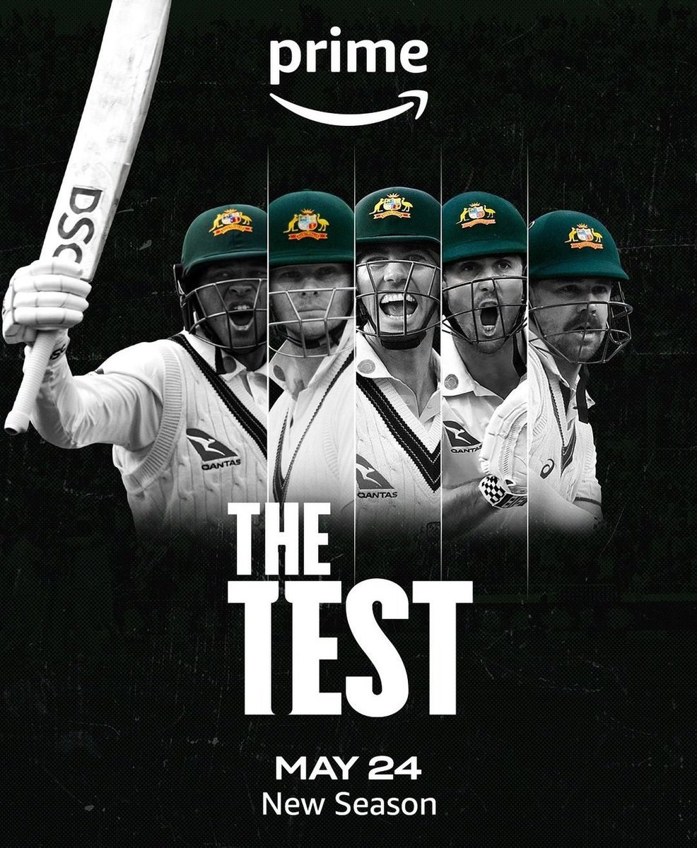 The Test - Season 3 releasing on May 24th...!!!!

- Series consist of WTC final & Ashes 2023. 🏆