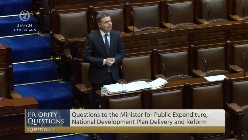 📺Tune in to Dáil Eireann where Minister @Paschald is answering oral PQ's live. Watch here 👉 oireachtas.ie/en/oireachtas-…