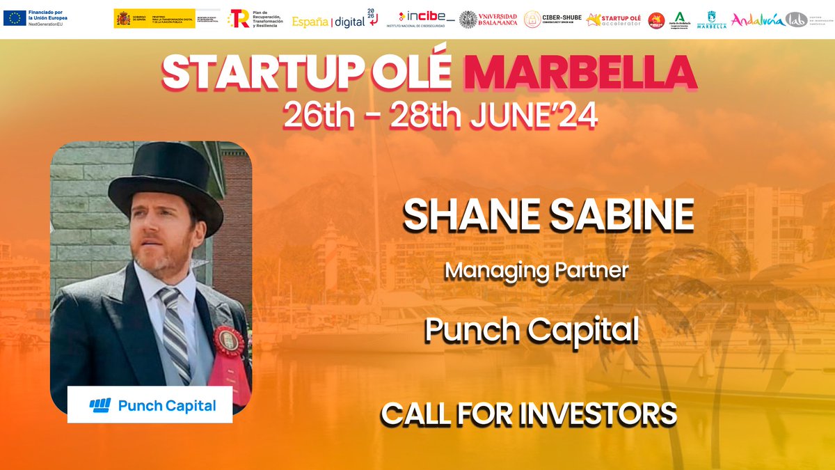 We invite #INVESTORS to connect with the best #startups and #scaleups at #STARTUPOLÉ '24 #BeachEdition and enjoy #networking in an idyllic environment. 26-28 #June, we are waiting for you! startupole.eu/marbella/

Co-funded by @INCIBE and @usal
#PlanDeRecuperación #ProyectosCiber