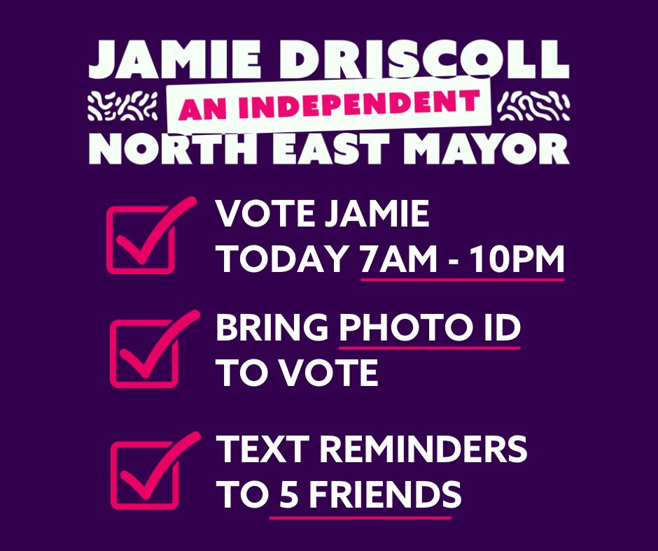 Vote Jamie Driscoll for North East mayor

#DontVoteLabour