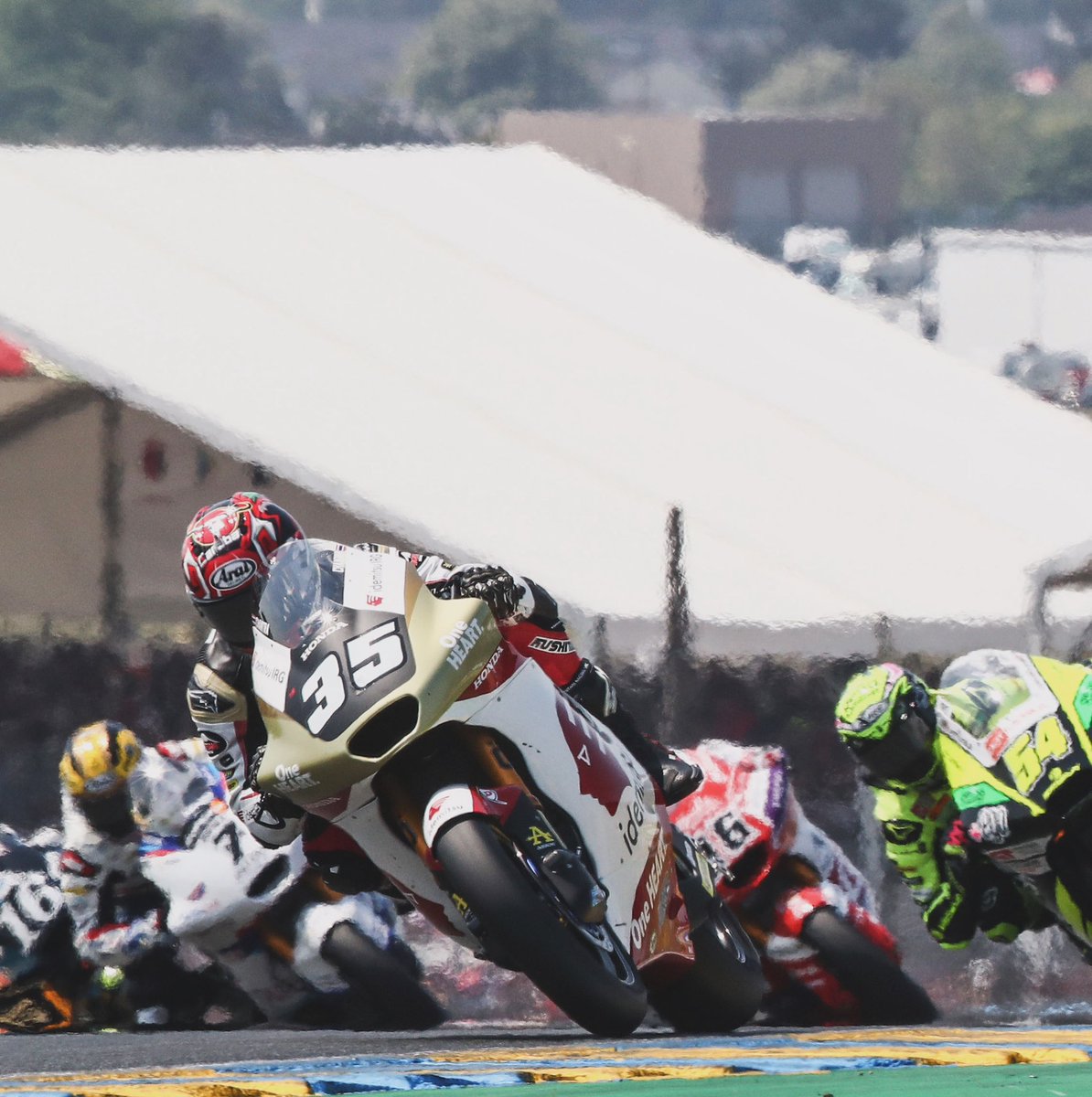 🔙 #tbt Le Mans 2023 🏍️

Just 1 week to see you again at the #FrenchGP🇫🇷

#Moto2 #Chantra
