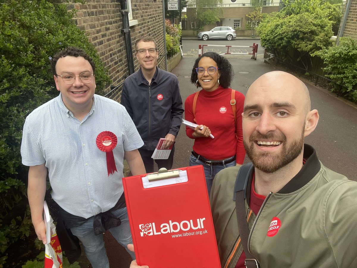 First round done in Hillrise ward where we have a council by-election for @OllieLCSteadman in addition to the Mayoral and Assembly elections! 🗳️ Remember to use all your votes to #VoteLabour! 🌹