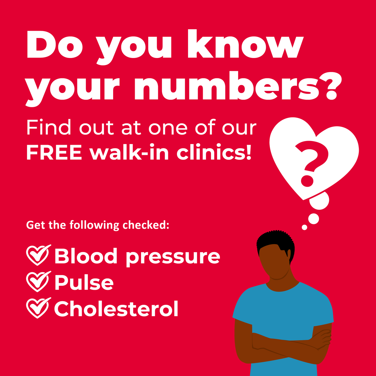 ❤ Do you know your numbers? Get your blood pressure, pulse and cholesterol checked today (Sat 4 May) at Bickerstaffe Square, outside Sainsburys. Pop along anytime 10am-4pm. It only takes around 10 minutes. No appointment needed! For more info, visit: blackpool.gov.uk/KnowYourNumbers