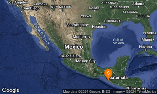 SISMO Magnitud 4.0 Loc 41 km al SUROESTE de HUIXTLA, CHIS 02/05/24 03:09:06 Lat 15.01 Lon -92.83 Pf 88 km