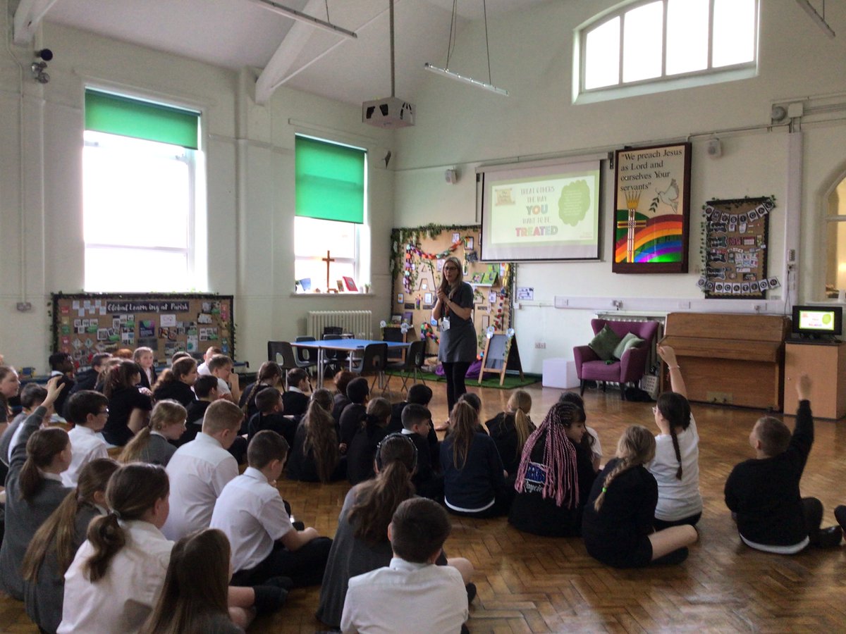 Year 5 and 6 enjoyed their session today with @barnardos learning how to develop their empathy towards other people! The children always come away with new ways to support their mental health! @parishschool1 @LDSTEducation