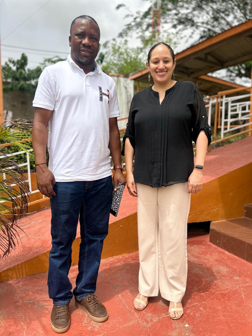 with @UNFPASierraleon country director Nadia Rasheed discussing empowering female youth-led organizations. fruitful conversations around issues like sexual reproductive health and rights, and providing entrepreneurship and skills training opportunities.