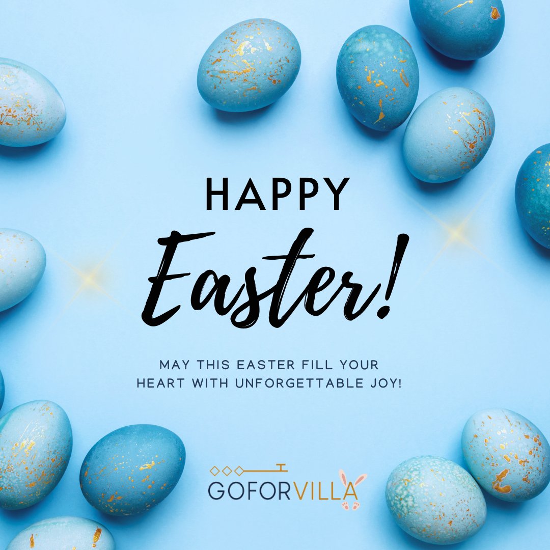We hope you have a joyful Easter filled with cherished moments!💙🐣

🔹goforvilla.com
.
.
#goforvilla #happyeaster #happyeaster2024 #HappyEasterDay #happyeastereveryone #easterholiday #easterweekend #καλόπάσχα #πάσχα2024 #easteringreece