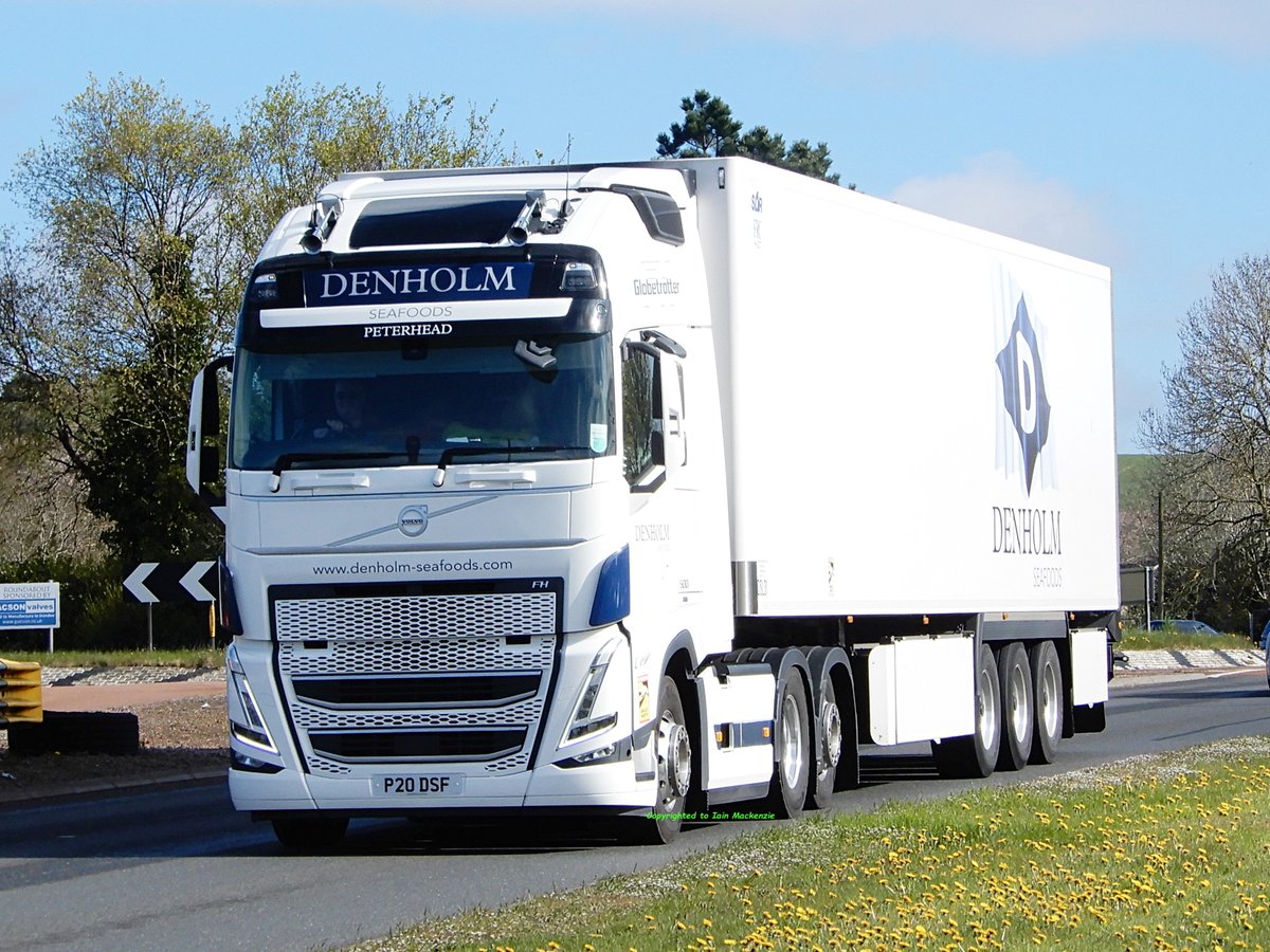 Denholm Seafoods  (Peterhead),  P20 DSF (24),  Taken on the A90 Forfar Road, Dundee  29/04/24 @DenholmLimited @VolvoTrucksUK @_transportnews @DMTruckPhotos @lorryspotting