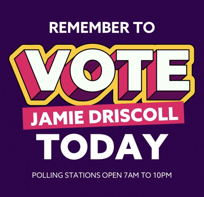 Labour and the Tories are only interested in themselves and their cronies, not ordinary people. Vote for a mayor with a proven track record of putting the people of the North East first. 
#LocalElections2023
#Fighting4NorthEast
#JD4IndyMayor
#VoteJamieDriscoll