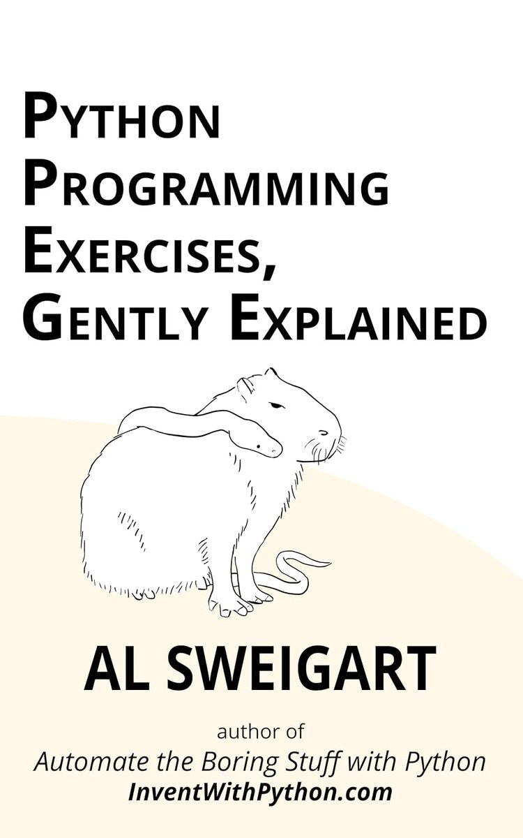 Python Programming Exercises, Gently Explained

Link - amzn.to/3Ur5IfL

#Python #100DaysOfCode #CodeNewbies #WomenWhoCode #code #coding #DataAnalytics #DataScientist #ML #AI #programming