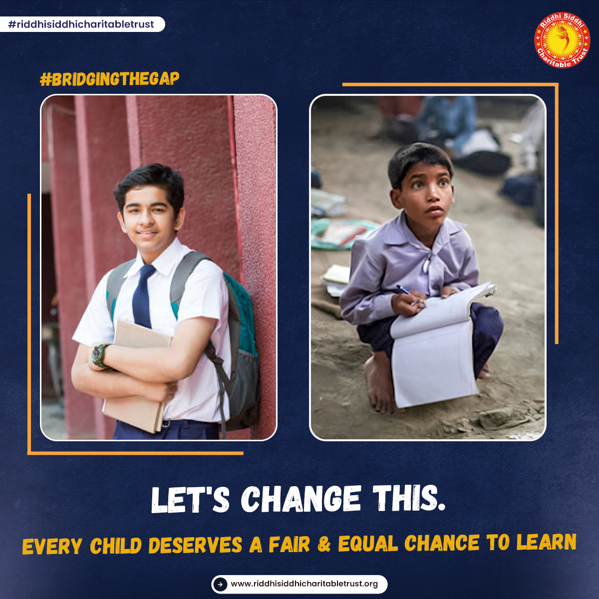 Knowledge is power, but it shouldn't be reserved for just a few. Let's bridge the gap and ensure equal opportunities for all children irrespective of their locations! . . #Knowledge #power #bridge #learning #equal #opportunities #children #locations #education #support