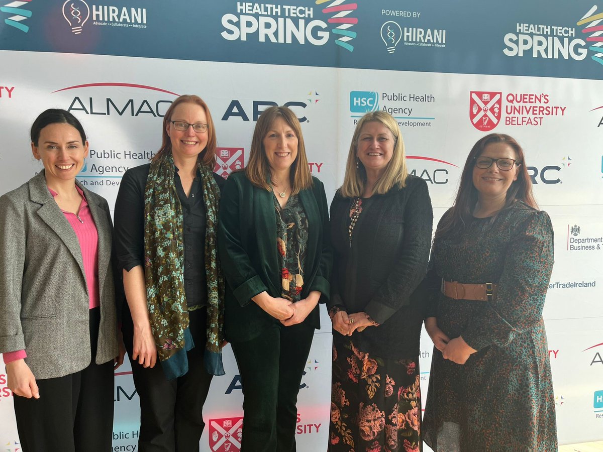 Partnership working is what we do in HSC R&D! Pictured are some colleagues from iREACH, Belfast Region City Deal, which aims to bring economic & social benefits to NI through a collaborative programme with Health, industry, government and communities. @JudyBradley2910 @JanBailie