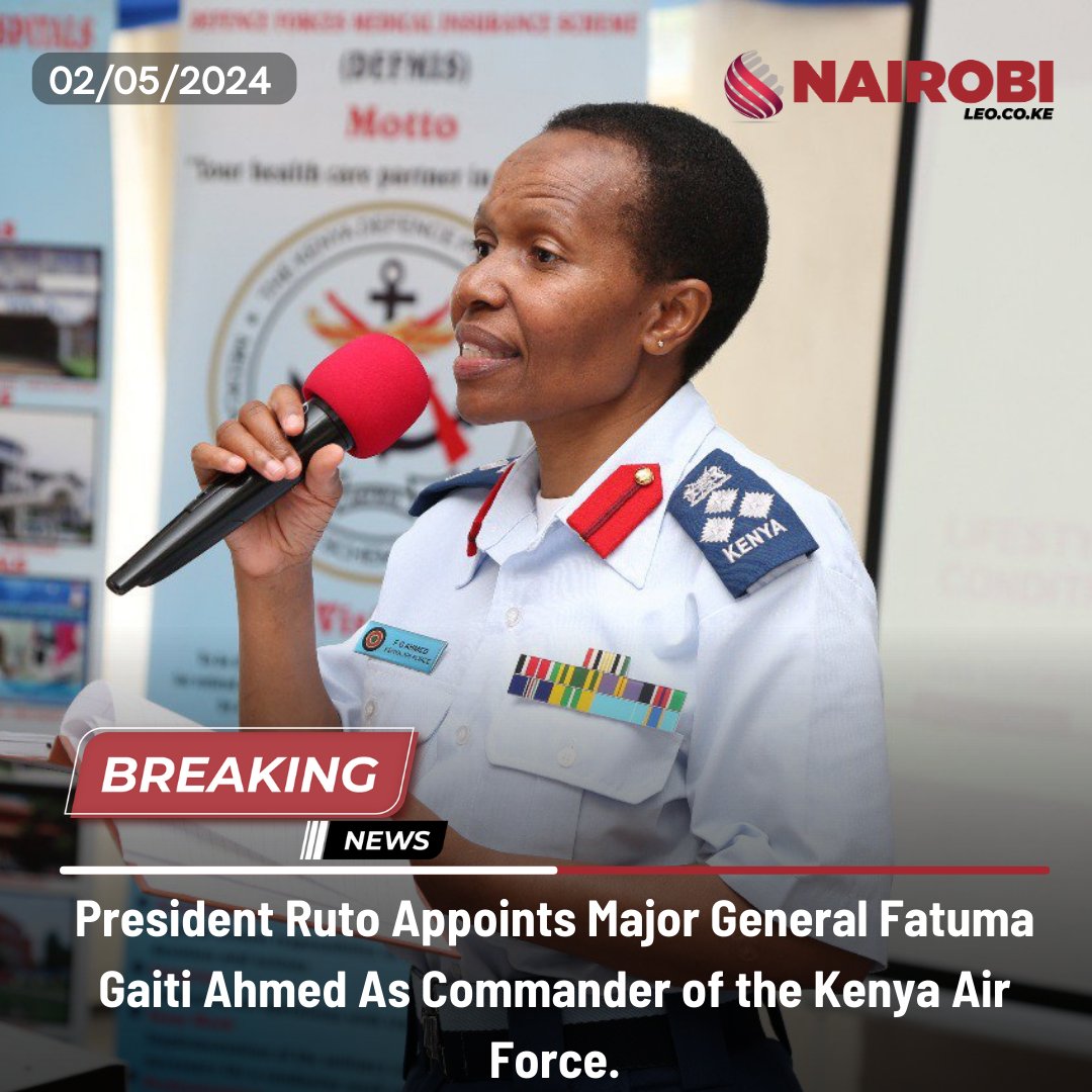 Kenya's First Female Service Commander.