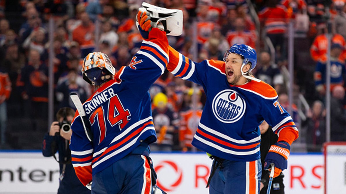 From @PierreVLeBrun & @TSNRyanRishaug on @JayOnSC - Thoughts on the Oilers' special teams dominance in the first round against the Kings, how netminder Stuart Skinner performed and the depth Edmonton showed in their series-clinching victory: tsn.ca/nhl/video/~291…