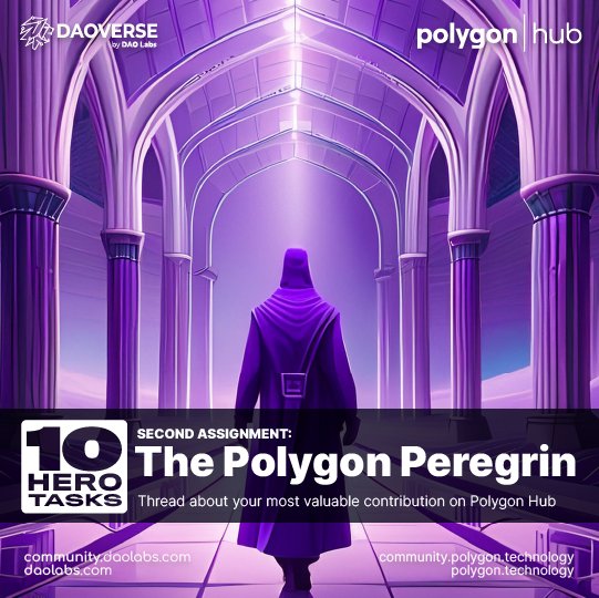 🏅Become a #SocialMining Hero!

⚔️'DAOVERSE'S 10 HERO TASKS' challenge is on!

Task 2️⃣ is here for you to engage: The Polygon Pilgrim

community.daolabs.com/task/the-polyg…

🤑Earn on multiple #SocialMining HUBs today.

🏃‍♂️See details on our blog post: daolabs.com/posts/daoverse……